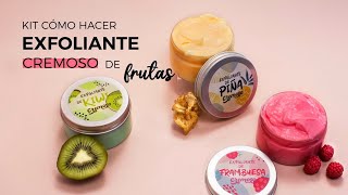 Cómo hacer exfoliantes cremosos de Frutas en Casa con el Kit de Gran Velada  Receta paso a paso [upl. by Dorinda765]