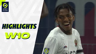 Highlights Week 10  Ligue 1 Uber Eats  20232024 [upl. by Atinus]