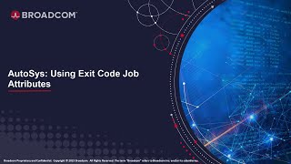 AutoSys Using Exit Code Job Attributes [upl. by Giavani]