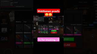 Middleman proofs discord  crunchykuccie roblox crosstrading adoptme proof psx mm2 [upl. by Eimmac]