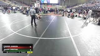 220 Lbs Quarterfinal  Mason Christian MT Vs Cooper Johnson TX 7202 [upl. by Calan]