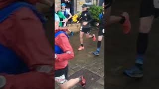 The Yorkshireman Marathon 2024  start on Haworth Main Street fellrunning trailrunning [upl. by Minna]