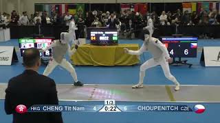 Washington DC Grand Prix 2024 SMF  L64  Cheng Tit Nam HKG v Alexander Choupenitch CZE [upl. by Nsaj704]