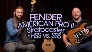 Fender American Pro II HSS vs SSS  The Difference a Humbucker Makes [upl. by Musette820]