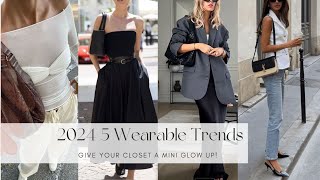 2024 Spring Summer Trends  Top 5 Wearable Styles For a Mini Closet Glow Up  FASHION OVER 40 [upl. by Anal252]