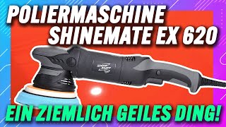 Beste Exzenter Poliermaschine für Autolack  Ein ziemlich geiles Ding Test ShineMate EX620 [upl. by Labotsirhc]