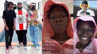 Zinoleesky  Element Official Music Video Reveal On IG Live  Naira Marley Sam Larry Dancing amp More [upl. by Aneekan]