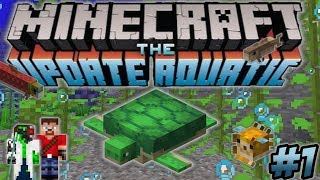 Minecraft Update Aquatic Turtle Farm Underwater Base  Ren amp Doc Build Stuff 1 [upl. by Rochester]