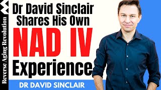 Dr David Sinclair Shares His Own NAD IV Therapy Experience  Dr David Sinclair Interview Clips [upl. by Erialc179]