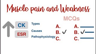 Myopathies Polymyalgia rheumatica Fibromyalgia Dermatomyositis Polymyositis amp more  USMLE MCQs [upl. by Ahsieyt]