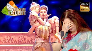 Kamagraphy के इस Steamy Act को देख छुप गई Kirron Ji  Indias Got Talent 8  Full Episode [upl. by Eelyma]