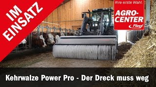 Kehrmaschine Power Pro am Schlepper im Einsatz  Fliegl [upl. by Liva]