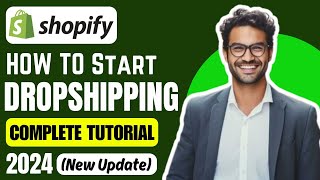 Shopify Dropshipping Complete Course Without Investment  How to Learn Shopify Step by Step in 2024 [upl. by Aerised]