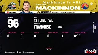 How Man Points Can Nathan Mackinnon Put Up in the AHL  NHL 24 Simulation [upl. by Iviv]