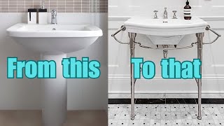 How to upgrade your pedestal sink to a console featuring ​Barclay Products amp Palmer Industries [upl. by Ilyse44]