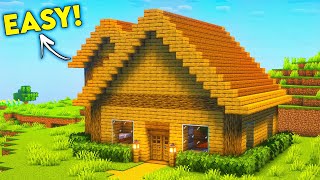 Minecraft Small Wooden House Tutorial 🏡 24  KrishGamingSpot [upl. by Stafford233]