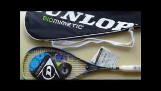 Dunlop Biomimetic Evolution 130 Squash Racket Review [upl. by Riffle316]