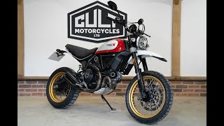 2017 Ducati Desert Sled walk around wwwcultmotorcyclescouk [upl. by Enillebyam]