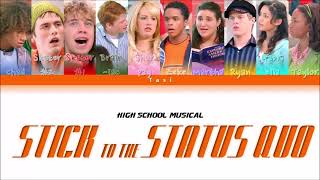 High School Musical  Stick To The Status Quo Colorcoded lyrics [upl. by Einre]