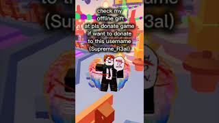 Checking my gift day 2 roblox plsdonate gift [upl. by Aisan]