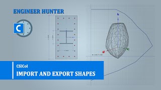 Import and Export Shapes in CSICol csicol [upl. by Elsilrac]