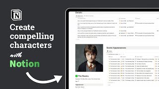 Building Characters in Notion  Storyteller OS Tutorial [upl. by Odnalra]