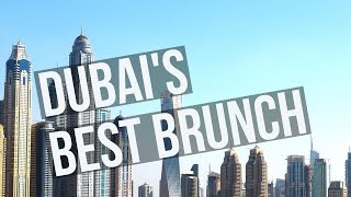 THE BEST BRUNCH IN DUBAI  18 Gourmet Dishes at the Ritz Carltons Café Belge [upl. by Akilegna850]