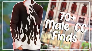 70 MALE CC FINDS  The Sims 4 [upl. by Aneet]