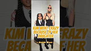 Why did Kim Kardashian go crazy in public because of a sentence from her daughter celebrity [upl. by Kathye]