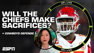 Will the Chiefs give Chris Jones the payday he deserves and willing to sacrifice depth 🤔  NFL Live [upl. by Irot]