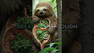 The Art of Slow Digestion in Sloths funfactoftheday factsthatblowyourmind [upl. by Odo]