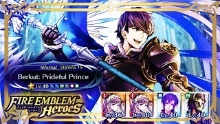 【Fire Emblem Heroes】Berkut Infernal 3 amp 4 F2P Units  3 Pattern  English Version [upl. by Namolos472]