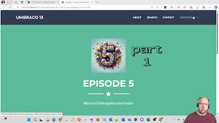 Umbraco 13 Tutorial  Episode 5 Part 1  Block Grid Navigation [upl. by Yared513]