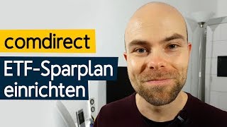 ETFSparplan bei comdirect einrichten [upl. by Groot]