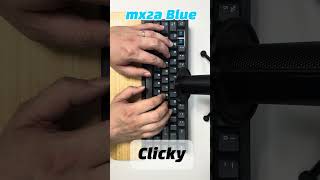 MECHANICAL KEY SWITCHES  LINEAR VS TACTILE VS CLICKY  Cherry mx2a mechanicalkeyboard typing [upl. by Atiuqihc481]