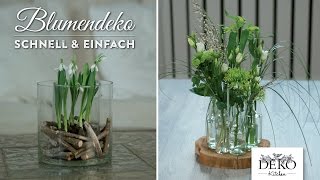 How to ausgefallene Blumendeko für den Frühling schnell amp einfach  Deko Kitchen [upl. by Schlicher707]