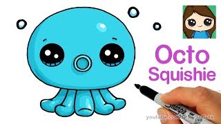 How to Draw an Octopus Easy  Octo Squishies [upl. by Oler196]