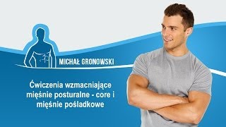 Ćwiczenia wzmacniające core mięśnie brzucha mięśnie posturalne pośladki [upl. by Morty449]