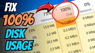 FIX 100 DISK USAGE in 5 Minutes Windows 1011 2024 [upl. by Rhines]