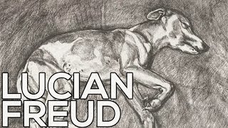 Lucian Freud A collection of 43 sketches HD [upl. by Nolita949]