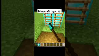 Minecraft LOGIC  shorts [upl. by Arleyne]