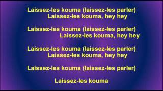 zaho MHD laissez les kouma parolelyric [upl. by Haskell253]