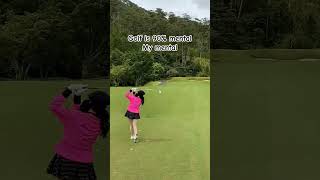 Golf is 90 mental My mental tramtramle golf travel golfer golfswing [upl. by Gough]