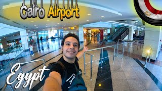 Exploring Cairo Airport  Egypt Travel Vlogs [upl. by Adnawyek]