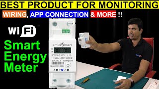 Introducing WiFi Smart Energy Meter Monitor and Control Your Energy Usage from Anywhere  amicikart [upl. by Yeslrahc]