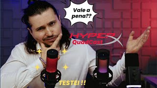 HyperX Quadcast Realmente Vale a Pena Testei Contra Microfones Mais Baratos [upl. by Templa]