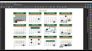 Calendario Escolar 20222023 SEP [upl. by Ueihttam]