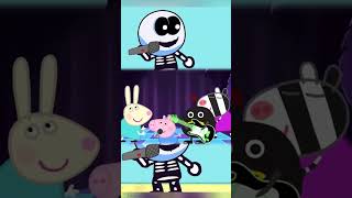 Wednesday Dance and roblox minecraft tiktok feat funny animation peppa pig shorts [upl. by Atig636]