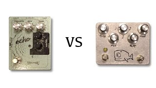 Skreddy Pedals Echo vs Hungry Robot The Moby Dick [upl. by Seidule]