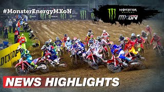 News Highlights  Monster Energy FIM Motocross of Nations 2022 MXGP Motocross [upl. by Ahsirkal]